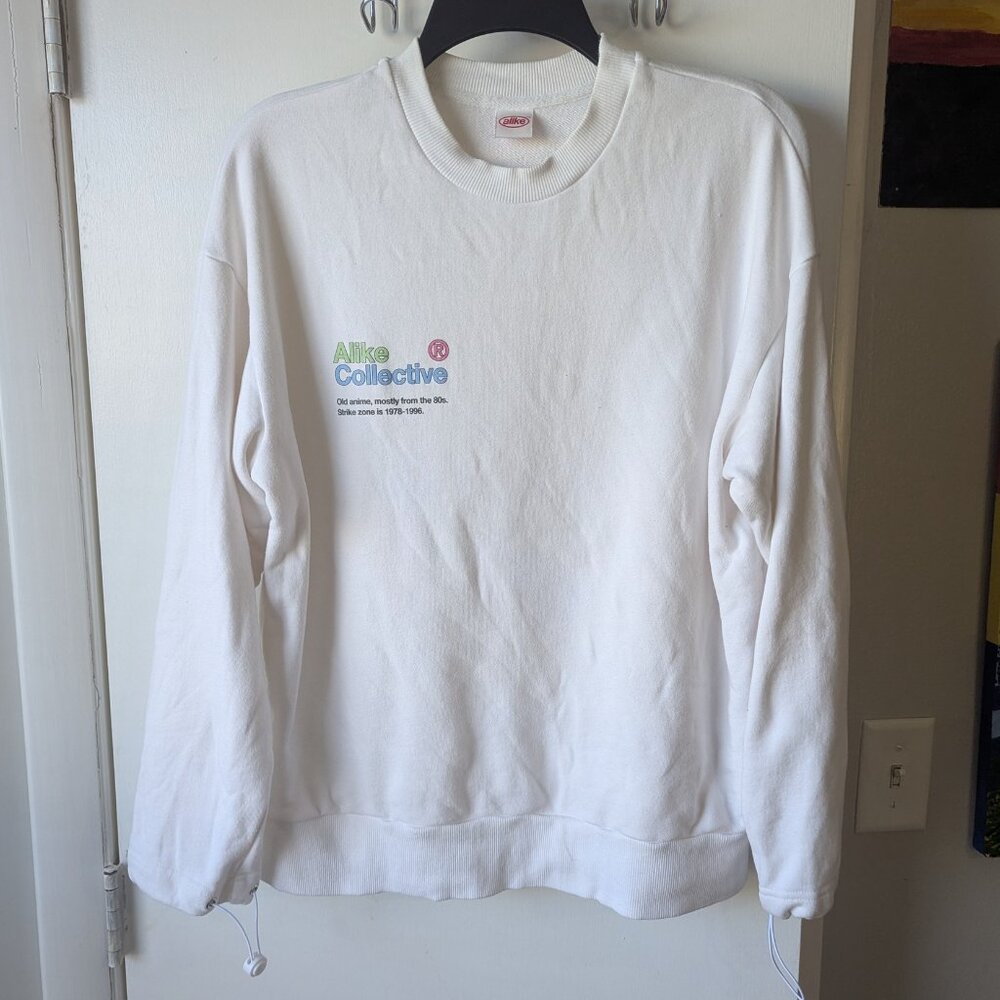 Alike Collective Anime One Piece Pullover Sweatshirt Women's Size Small